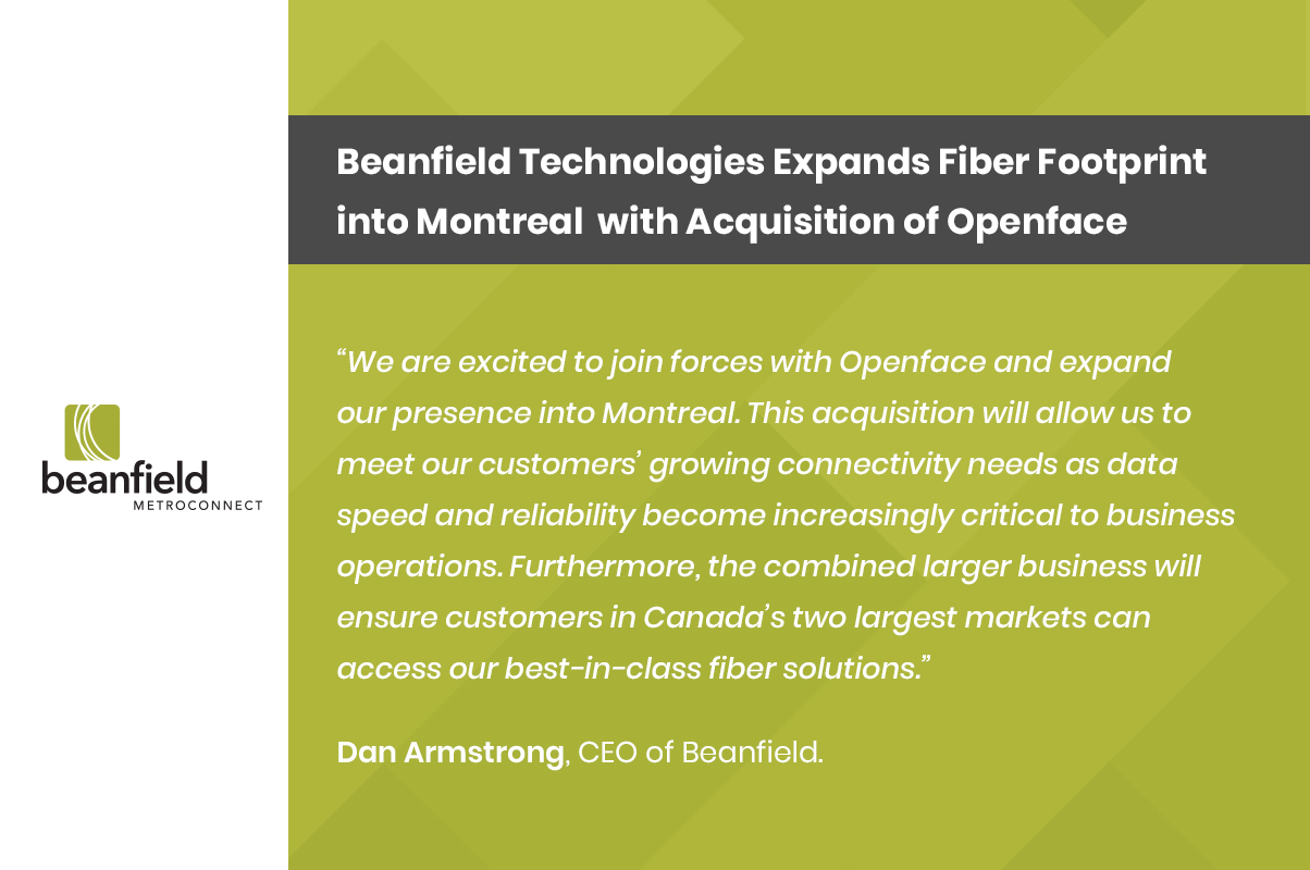 Beanfield Technologies Expands Fiber Footprint into Montreal with
